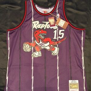 Vince Carter Toronto Raptors 1998–99 Mitchell & Ness Swingman Jersey – Size 2XL